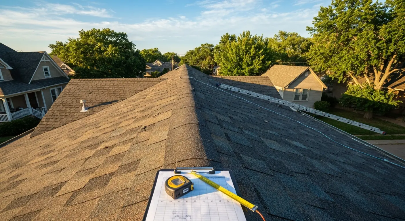 Annual roof inspection in Edmond