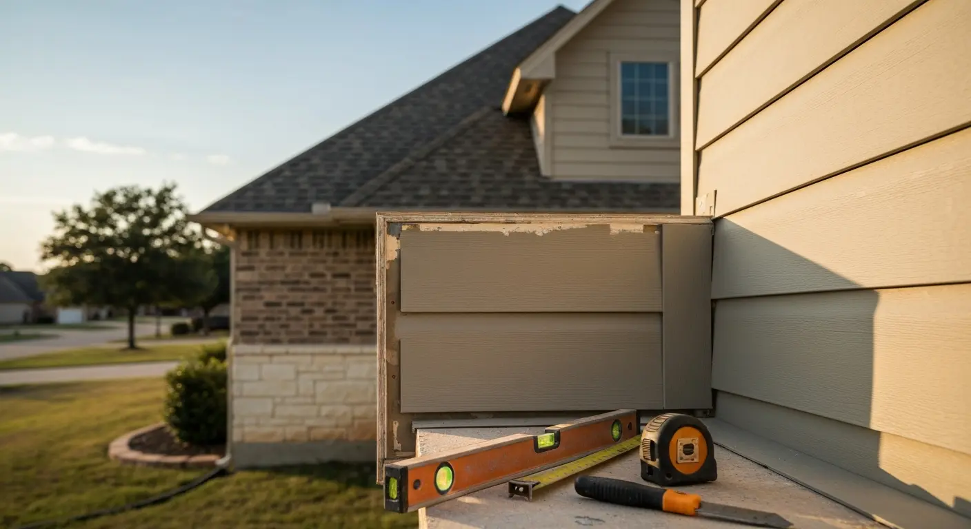 Fiber cement siding installation