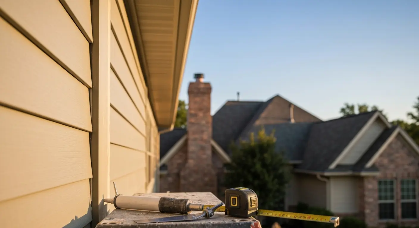 Fiber cement siding repair