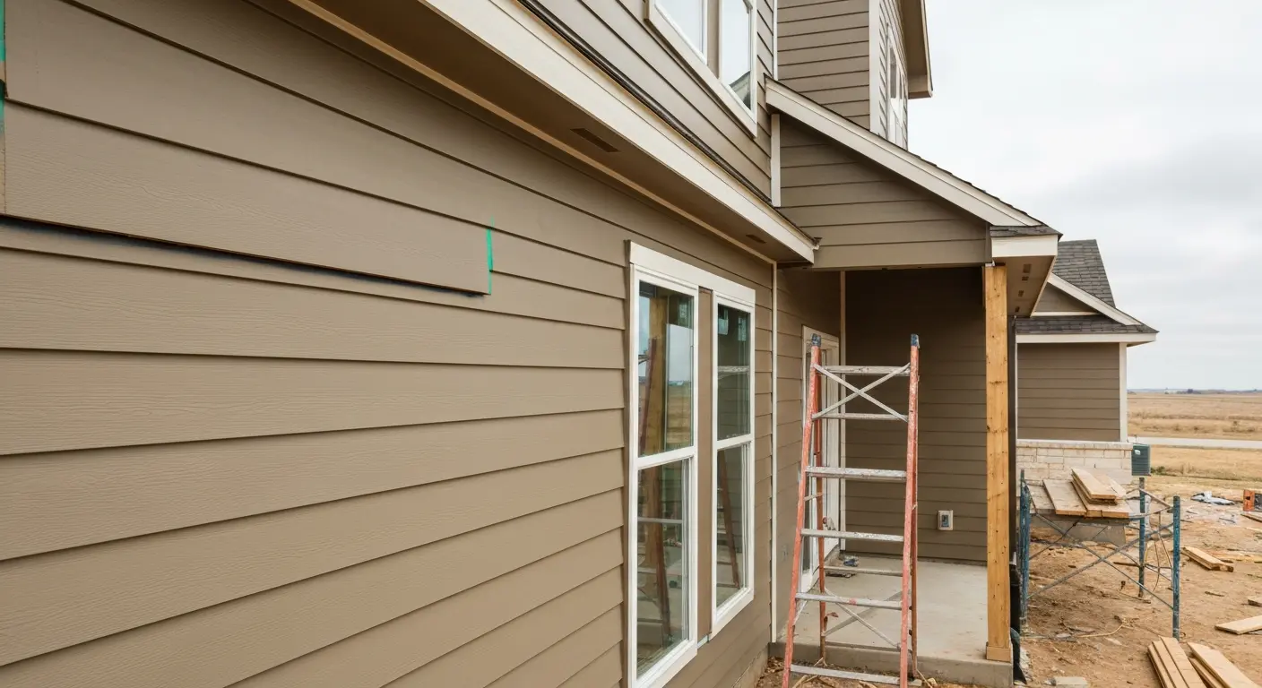 Siding installation Mustang