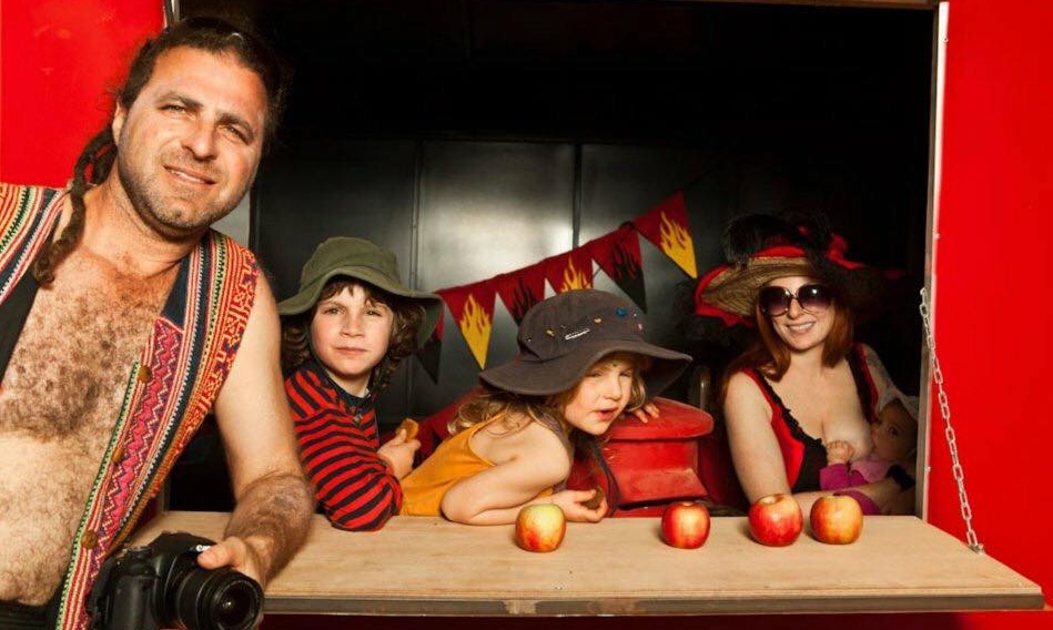 Family at AfrikaBurn