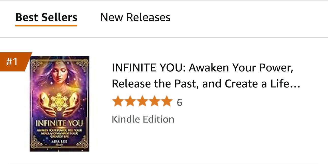 Asia Lee #1 Amazon Bestseller screenshot
