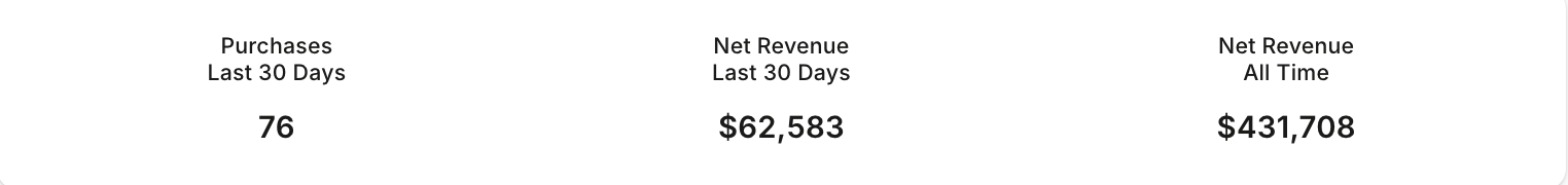 Client result screenshot