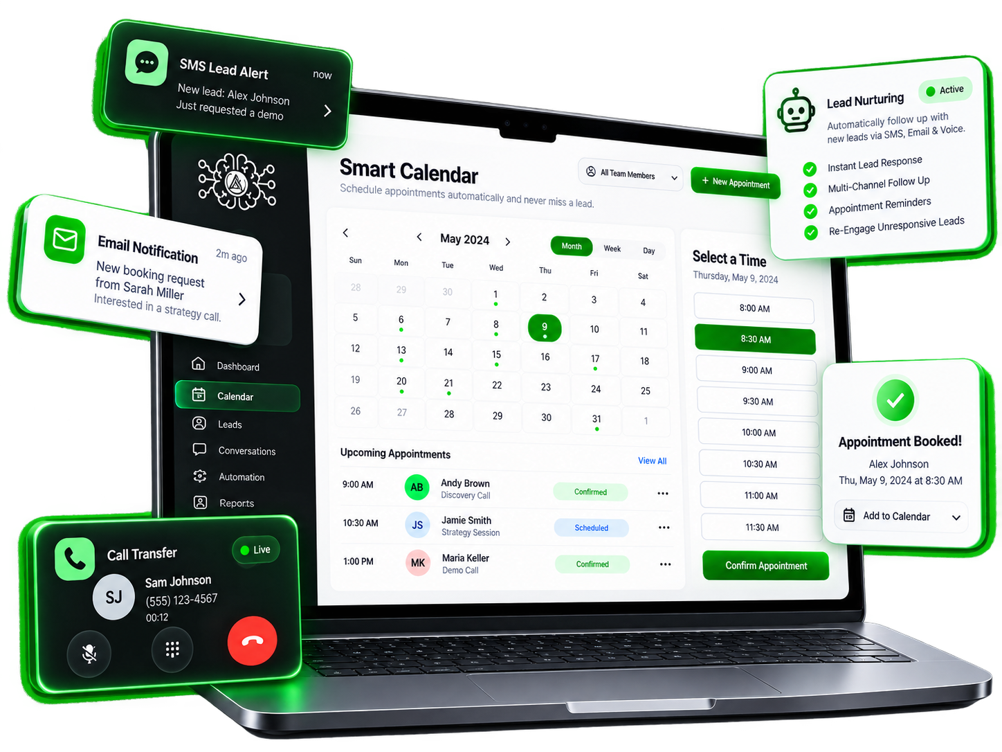 Solutions AF All-in-One AI Powered CRM Software