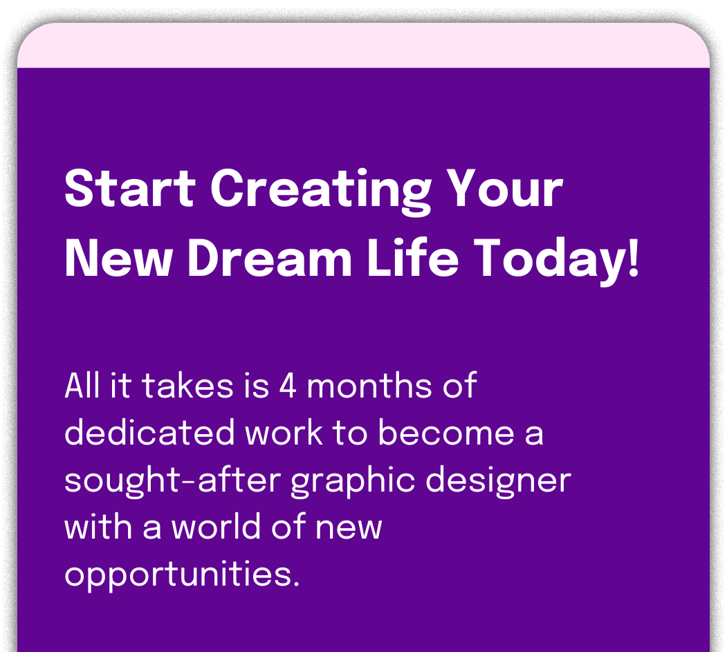 GraphicMinds course preview showcasing tools, expert mentorship, and training for a successful design career.