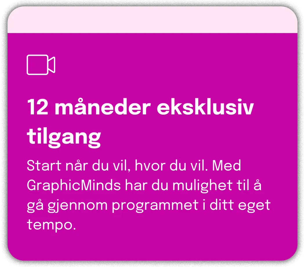 12 måneder eksklusiv tilgang