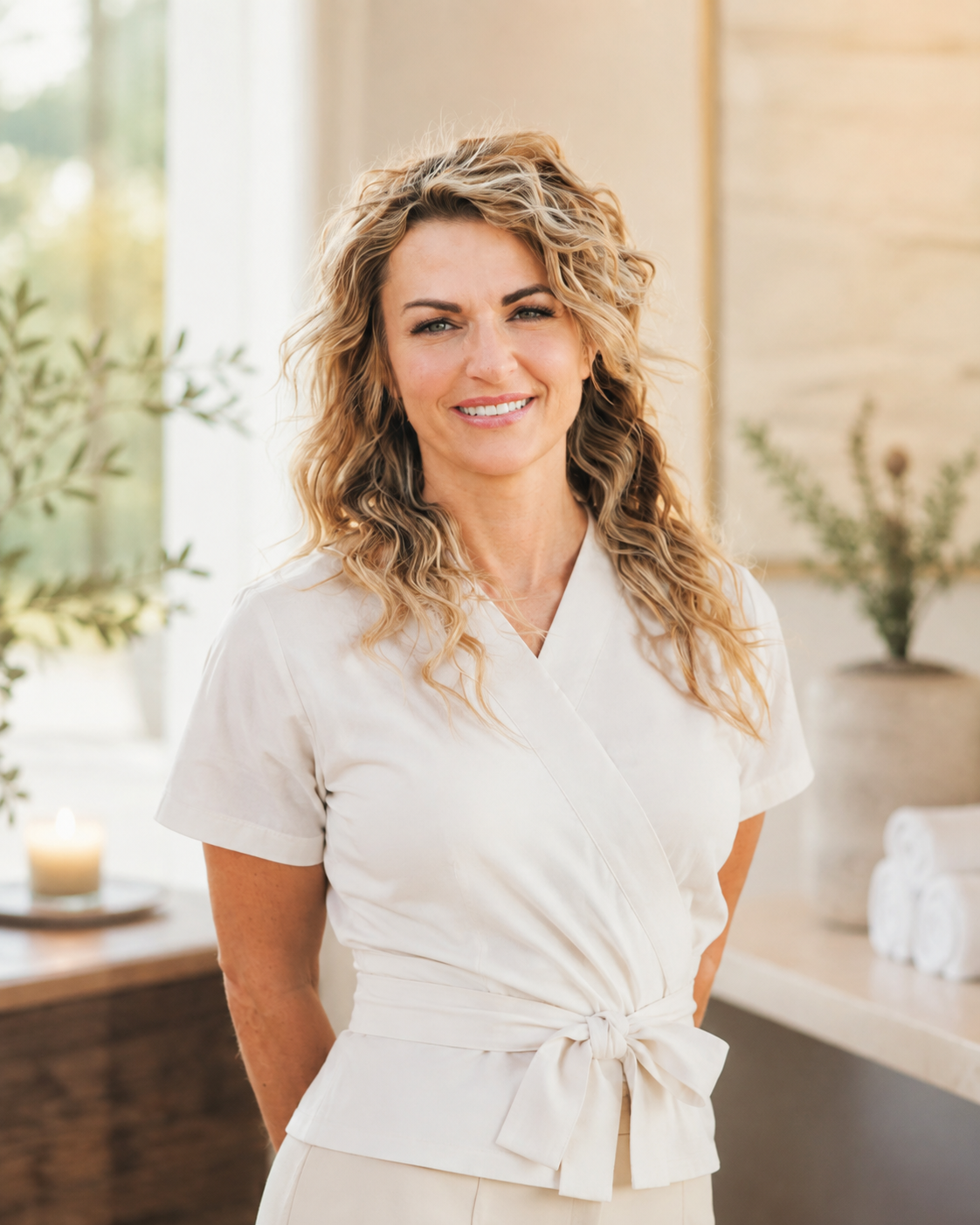 Maria, founder and licensed massage therapist at M Theory Massage