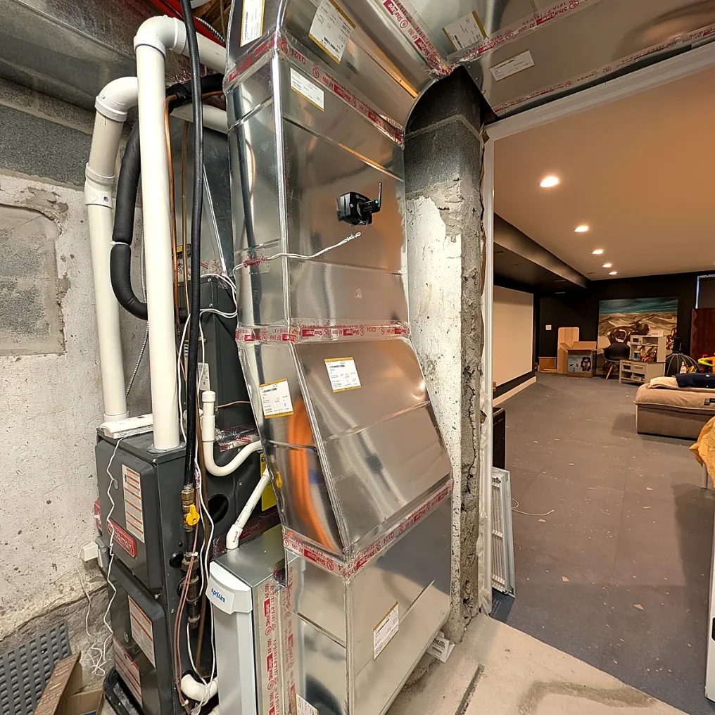 Sealed duct joints and new filter, Freehold NJ