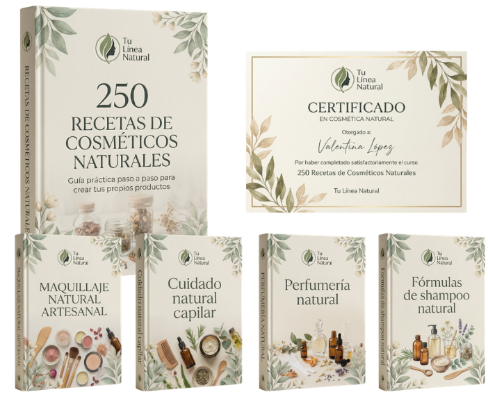 Todo incluido: ebook, bonos y certificado - Tu Línea Natural