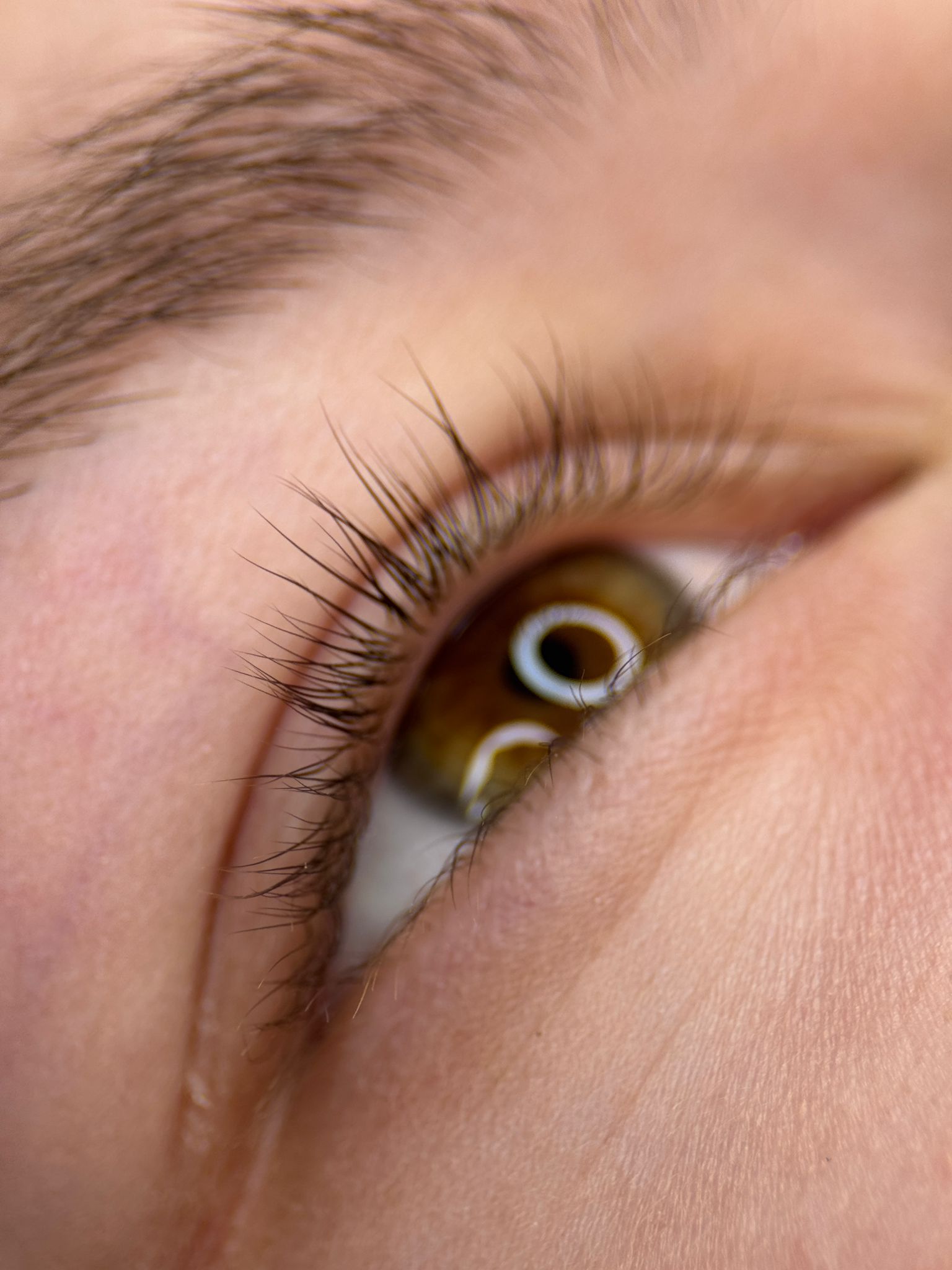 Avant — Lifting de cils