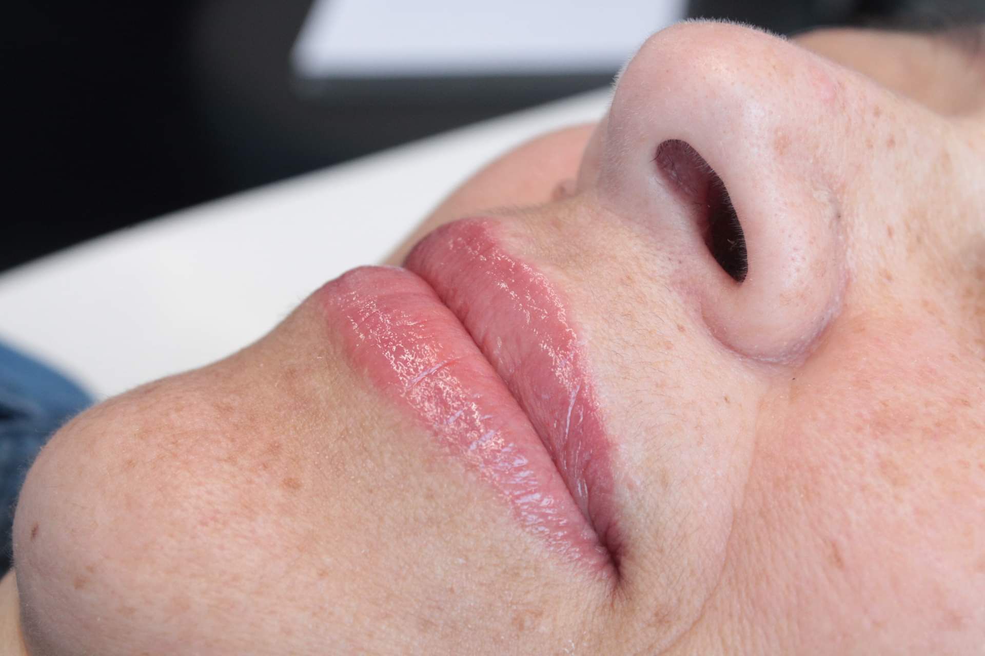 Après — Micropigmentation des lèvres