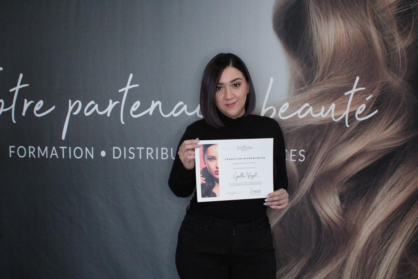 Certification esthétique Gissella Vergel