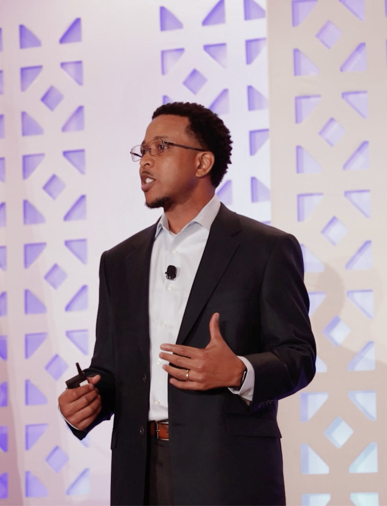 Marcus G. Phillips delivering a keynote