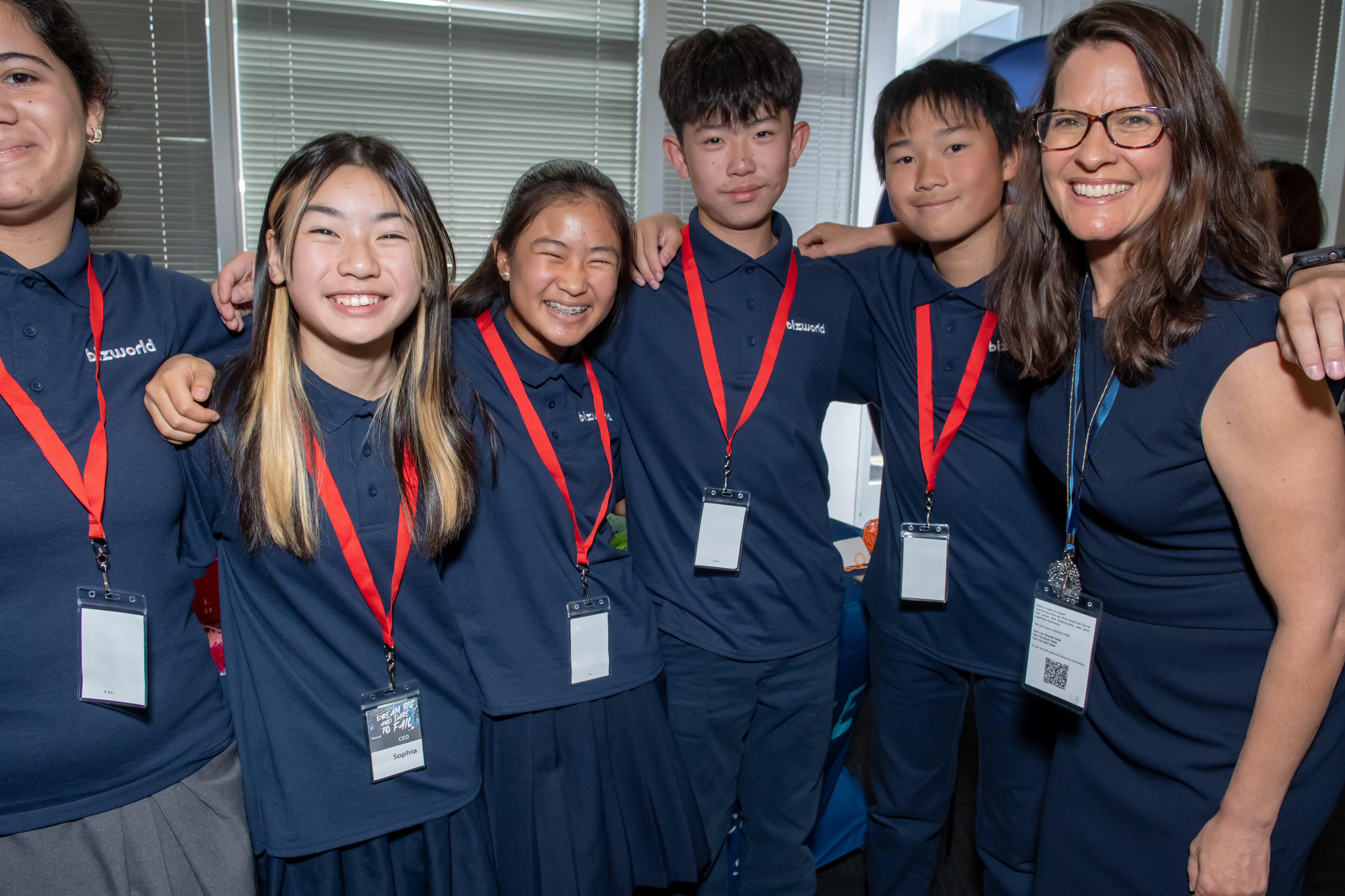 BizWorld students working together