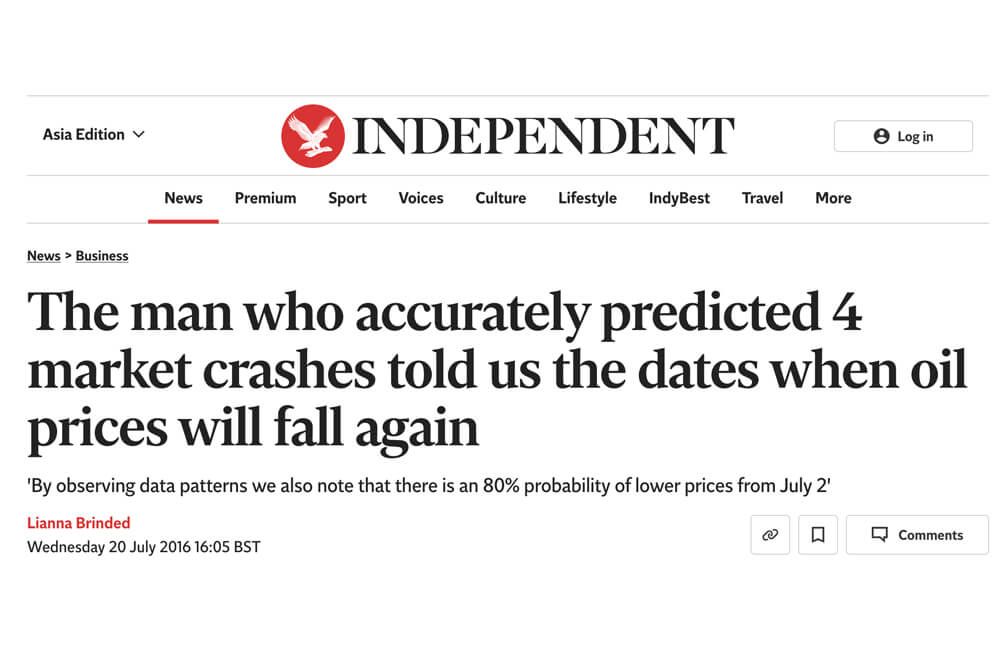 The Independent market coverage