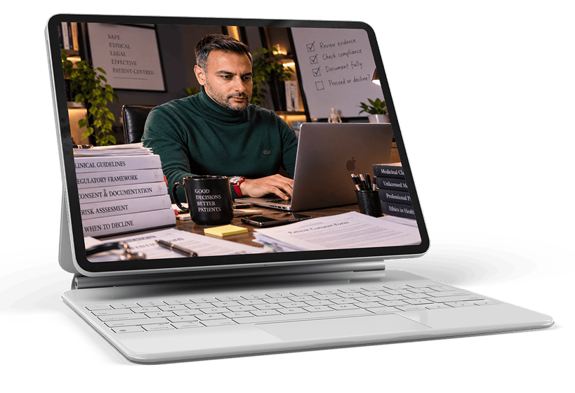 Healand course module mockup