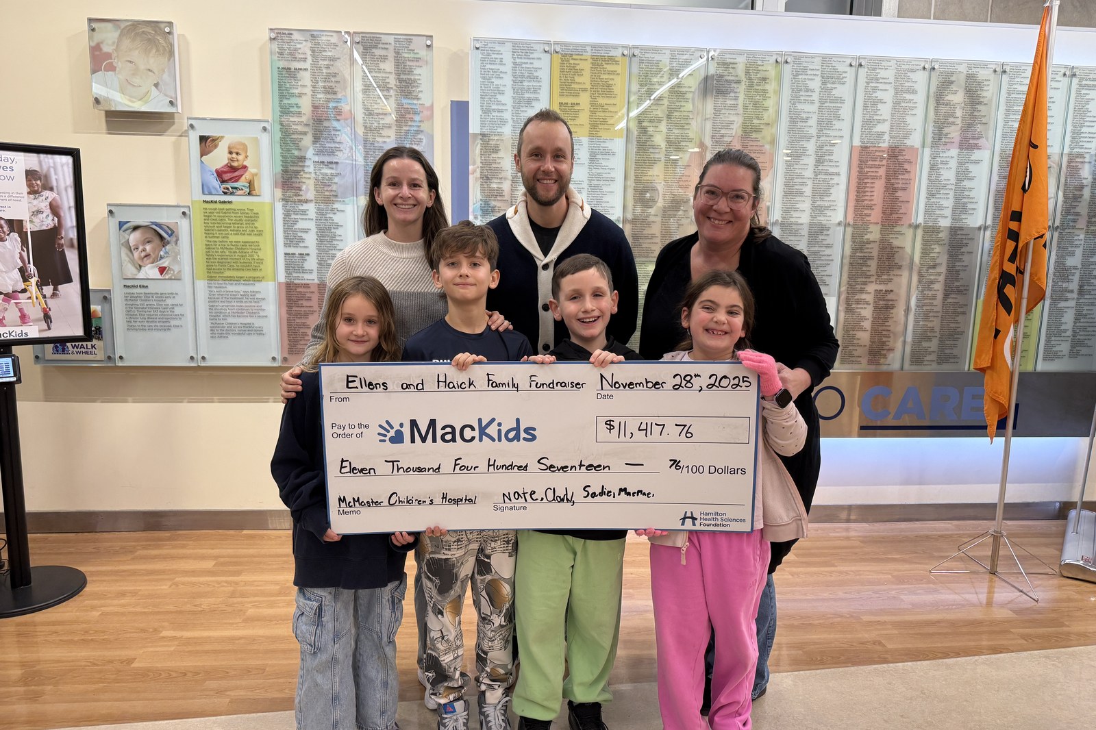 Families coming together for McMaster Children's Hospital