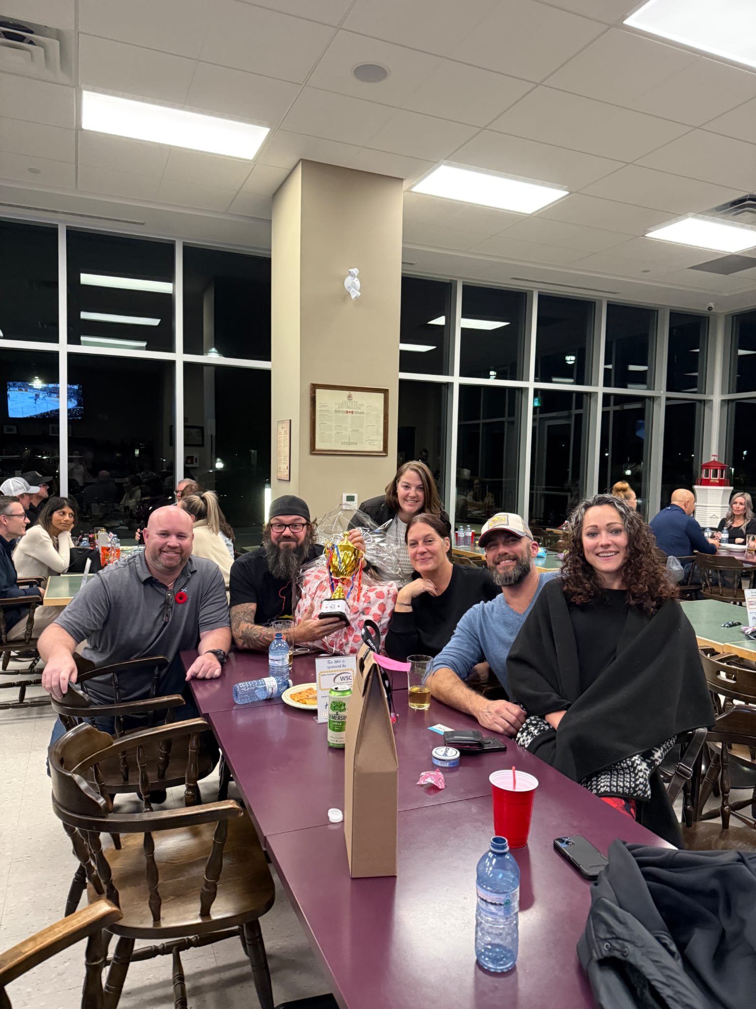 Teams enjoying last year's Music Trivia Night