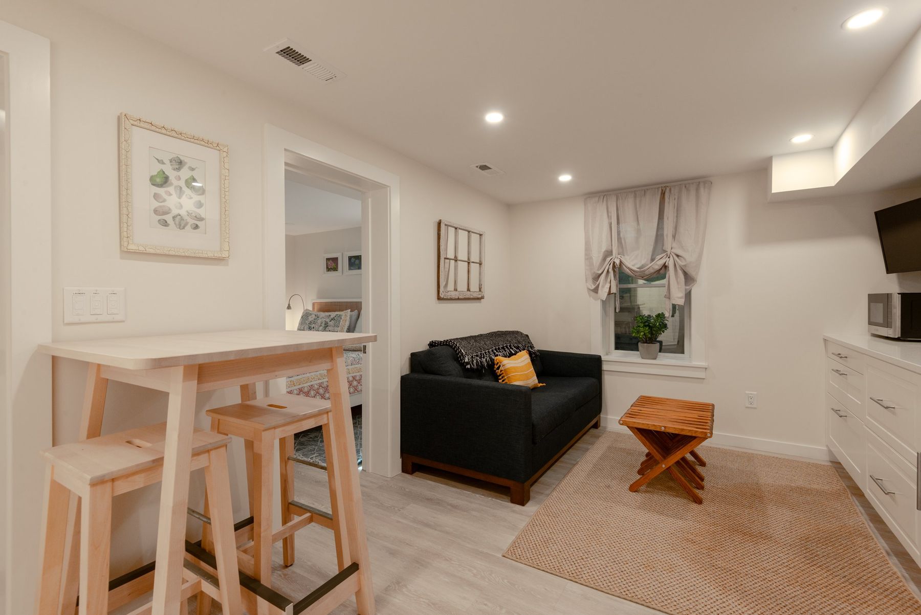 Lower-level studio