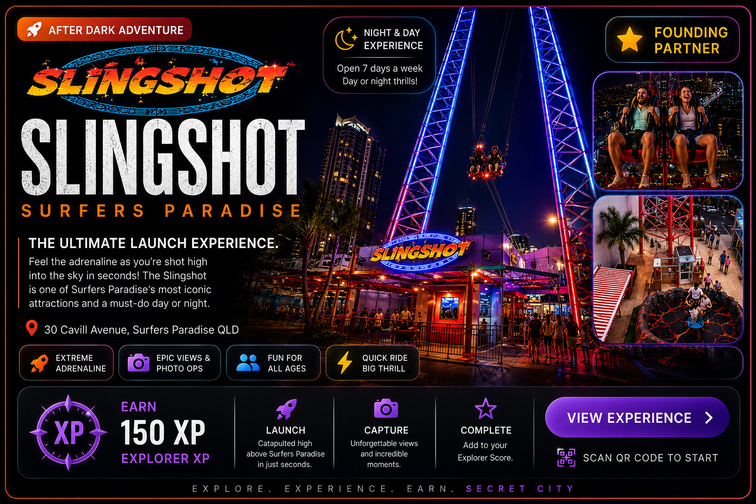 Slingshot Featured After Dark Experience