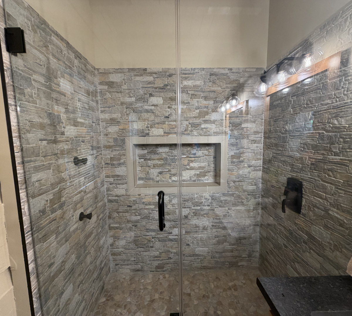 Custom bathroom build by DHRAC