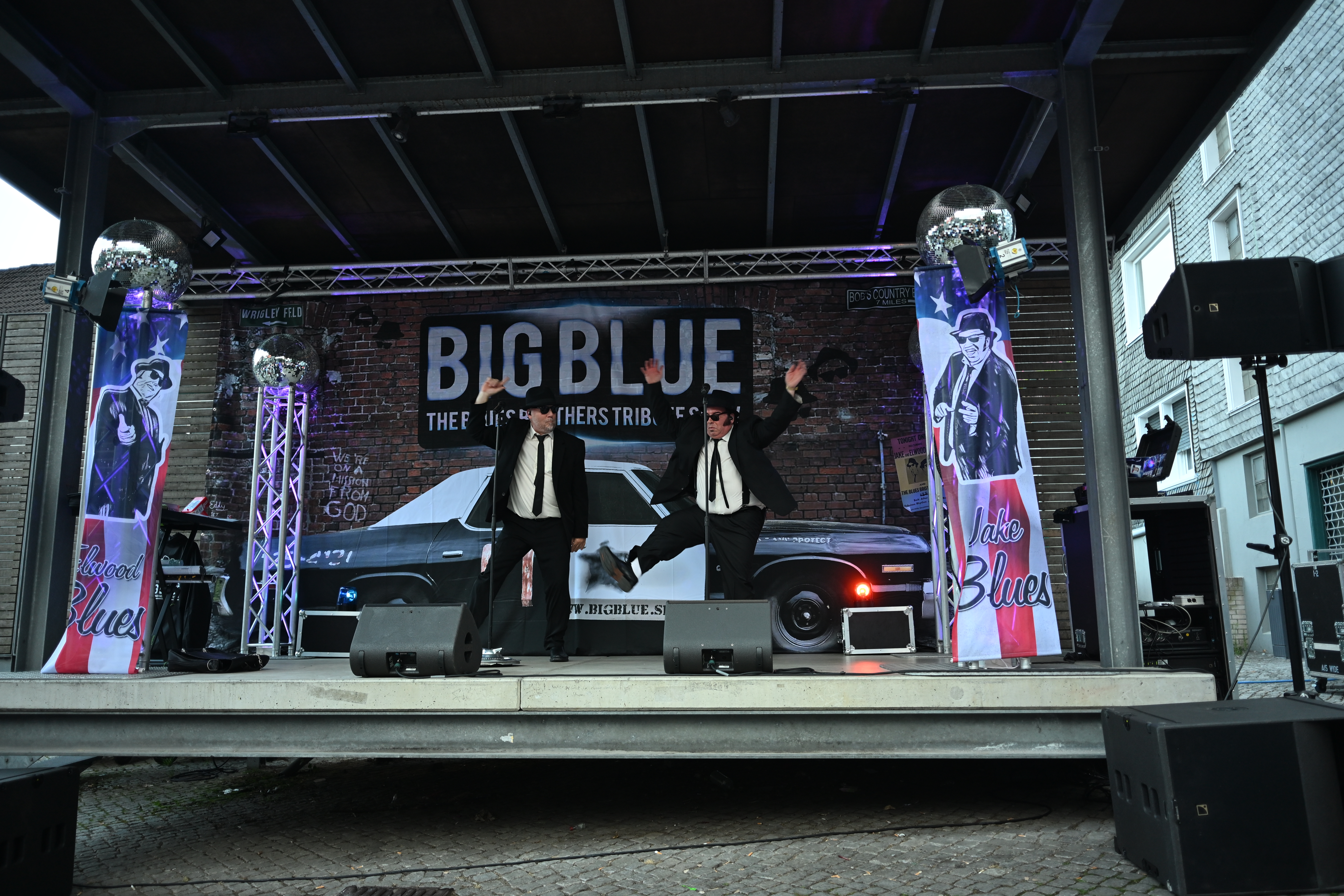 Blues Brothers Showact für Stadtfest
