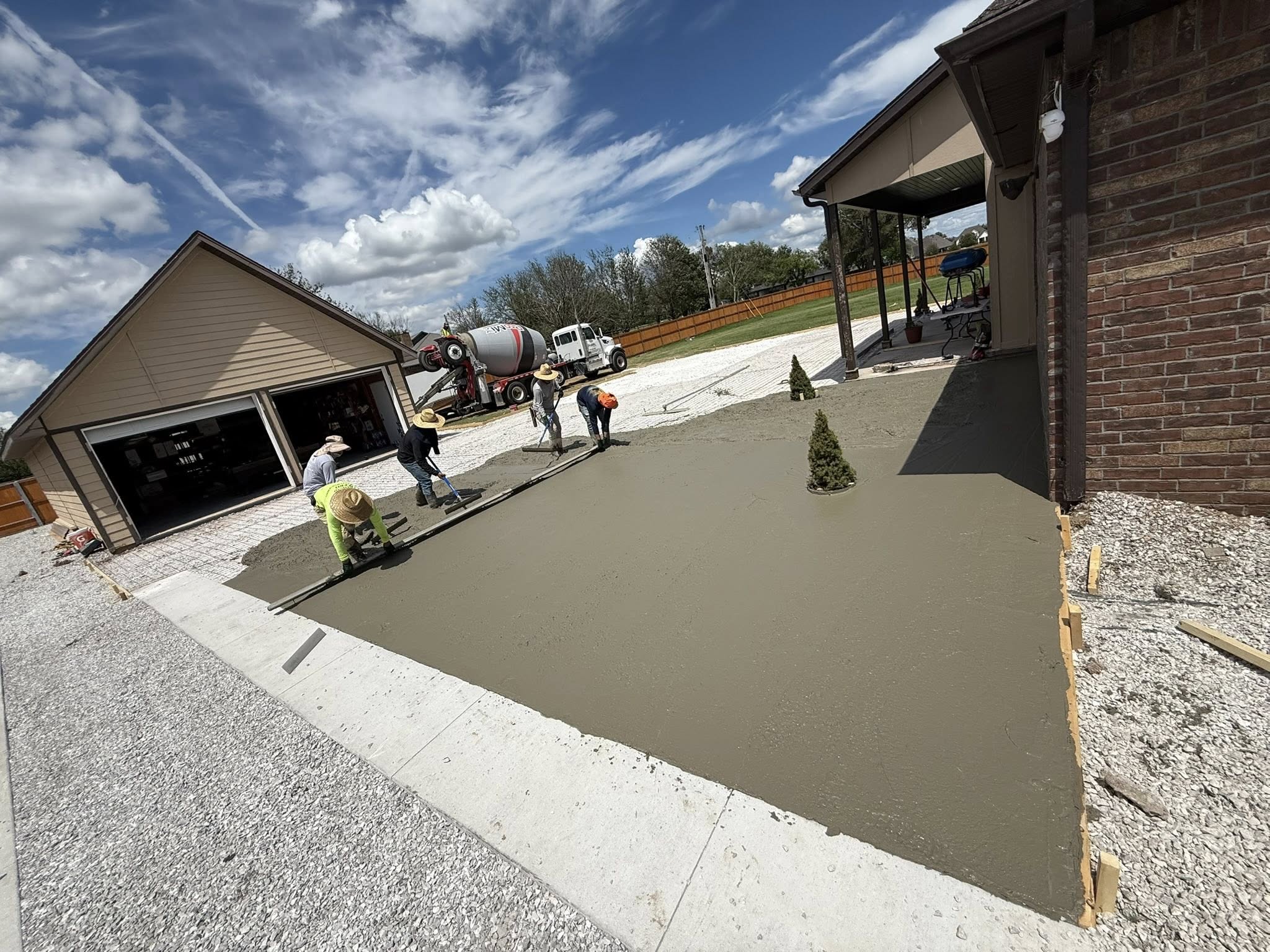 Concrete replacement by TRS Concrete in Springdale AR