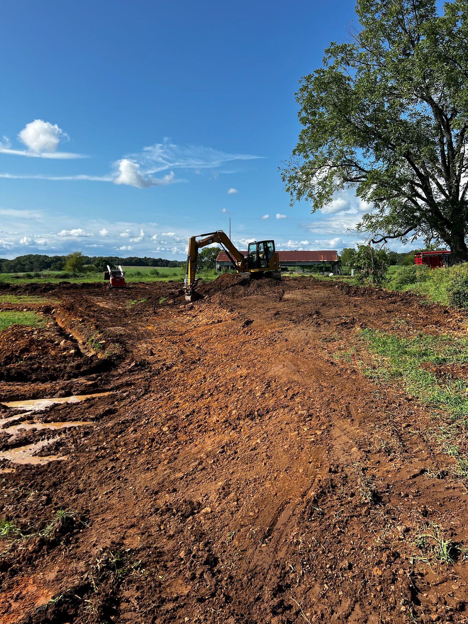 Professional dirt work by TRS Concrete in Springdale AR