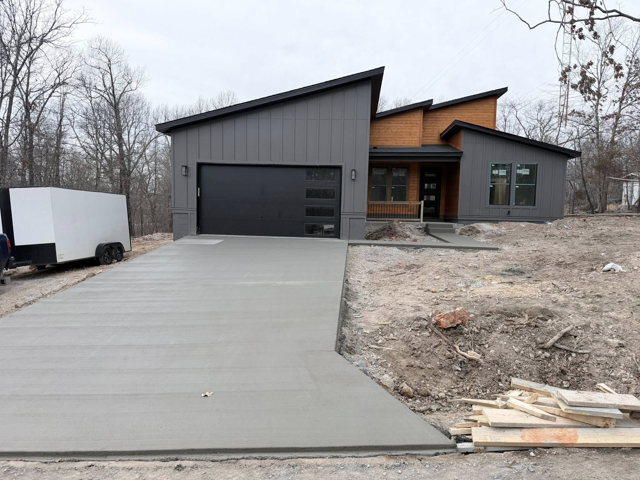 Concrete flatwork by TRS Concrete in Springdale AR