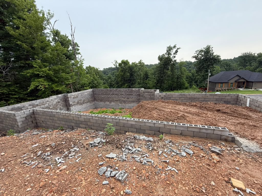 Residential concrete by TRS Concrete in Northwest Arkansas