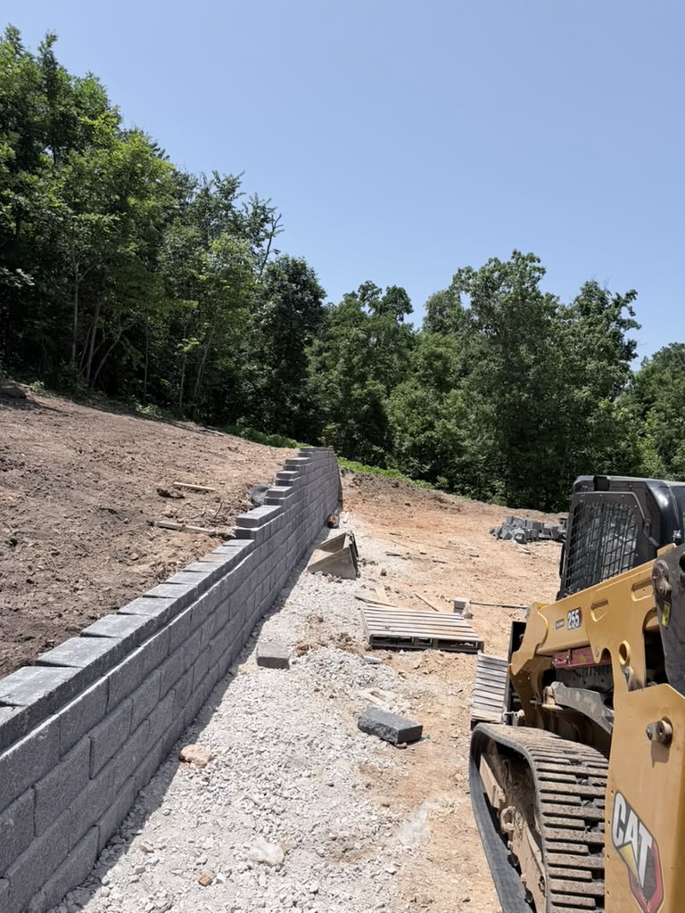 Hardscape installation by TRS Concrete in Springdale AR