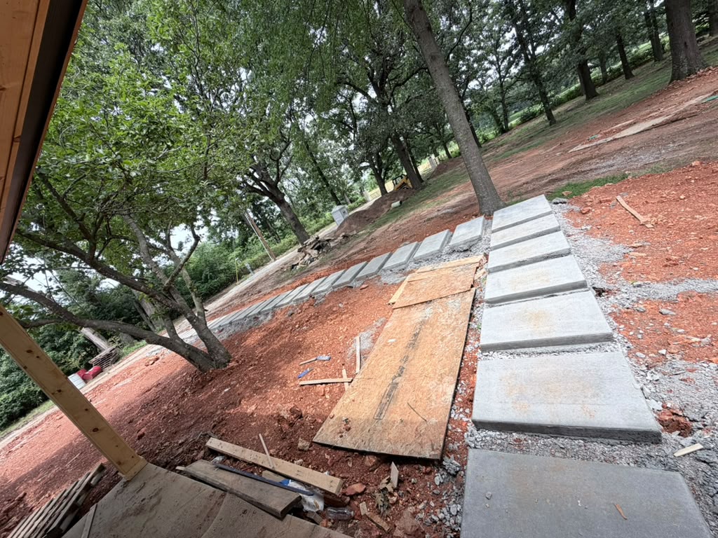 Concrete flatwork by TRS Concrete in Northwest Arkansas