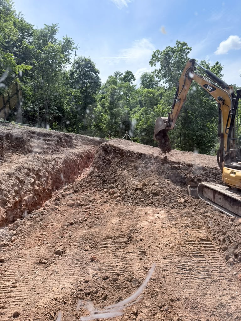 Excavation and dirt work by TRS Concrete in Northwest Arkansas