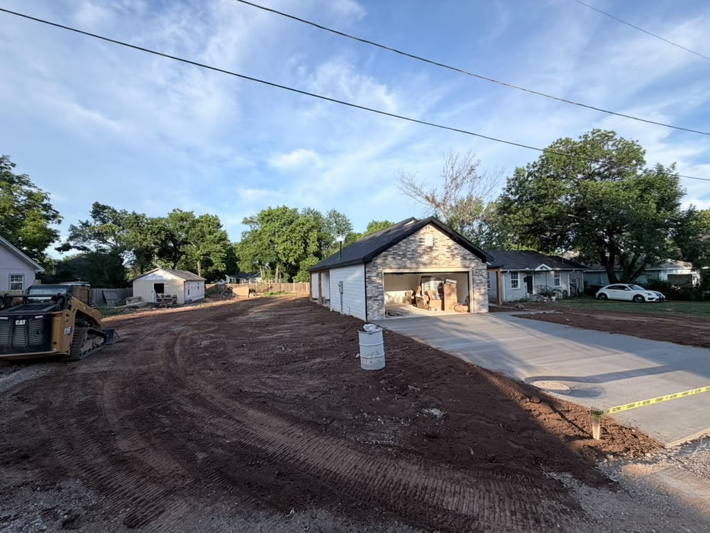 Site preparation and grading by TRS Concrete in Northwest Arkansas