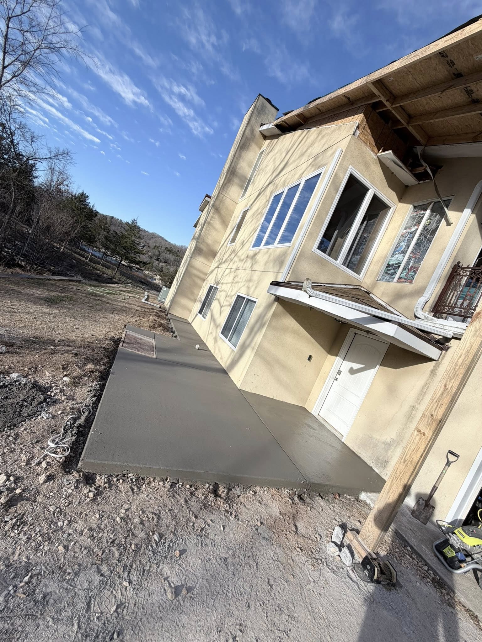 Concrete replacement project by TRS Concrete in Northwest Arkansas