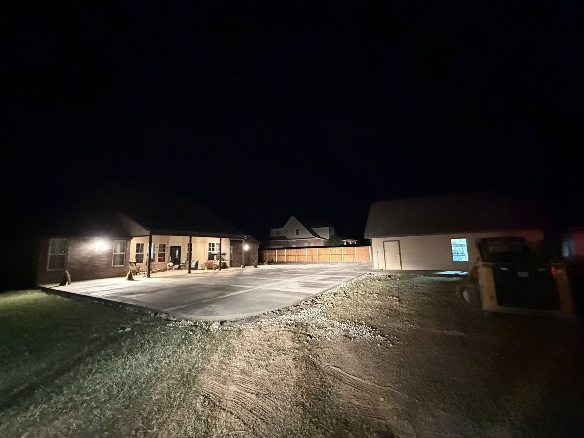 Hardscape project by TRS Concrete in Springdale AR