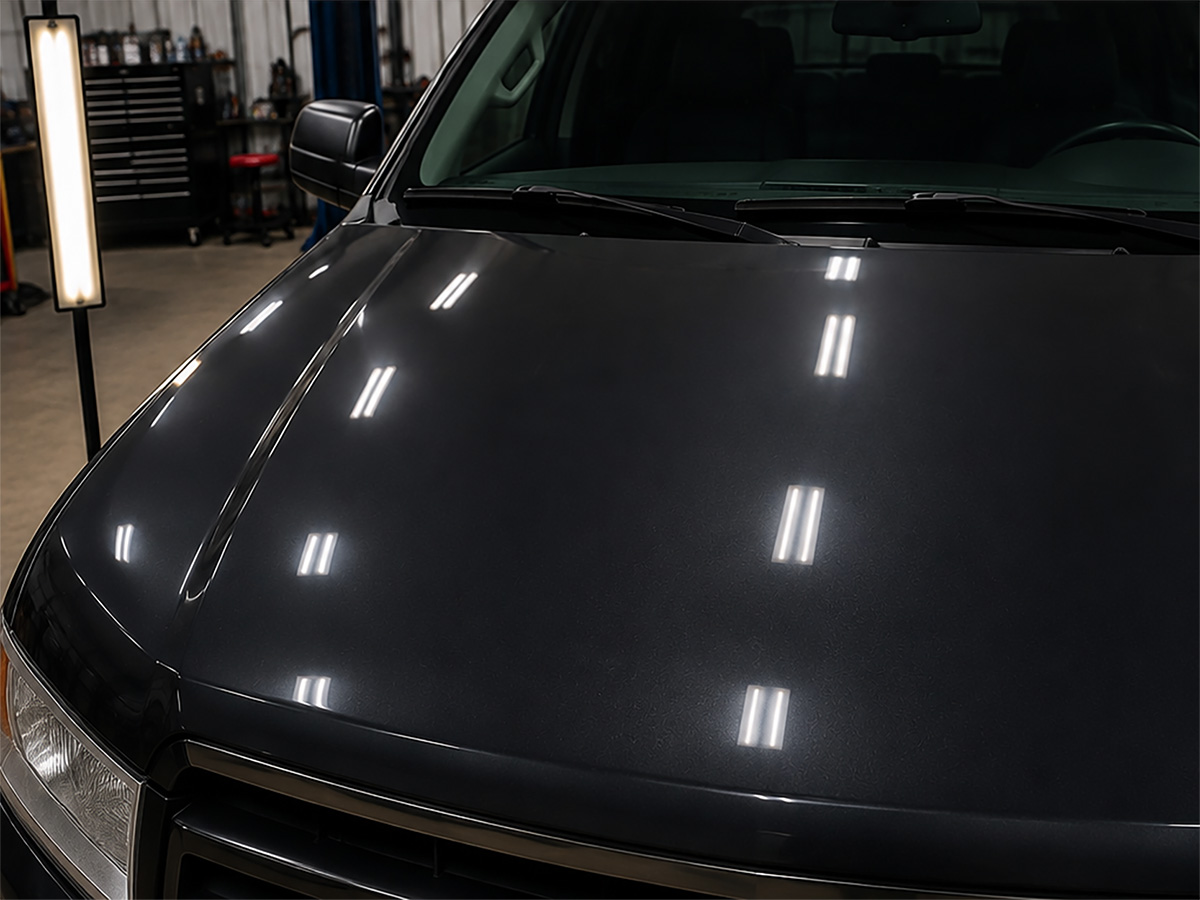 Paintless dent repair after