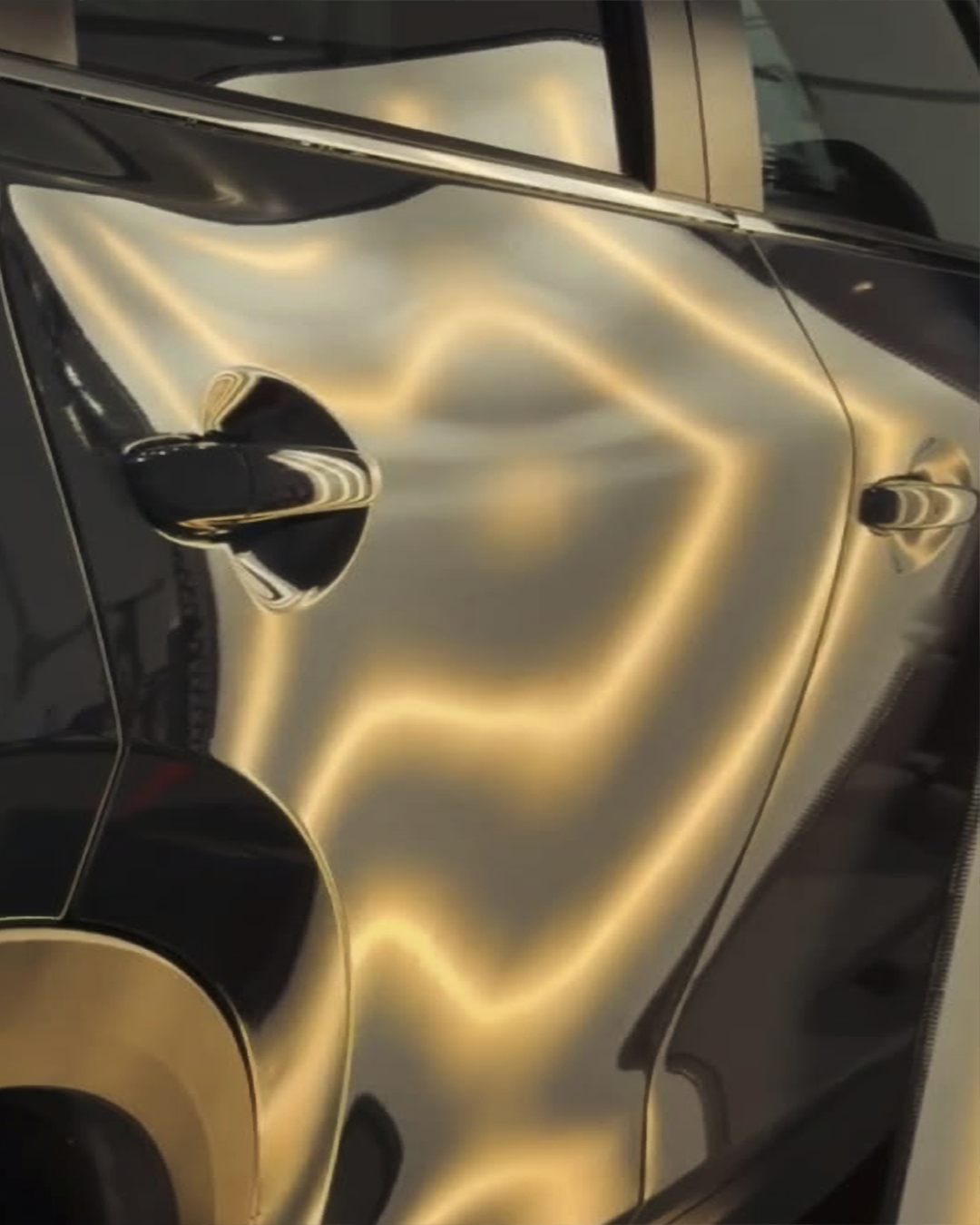 Hail damage repair after paintless dent repair