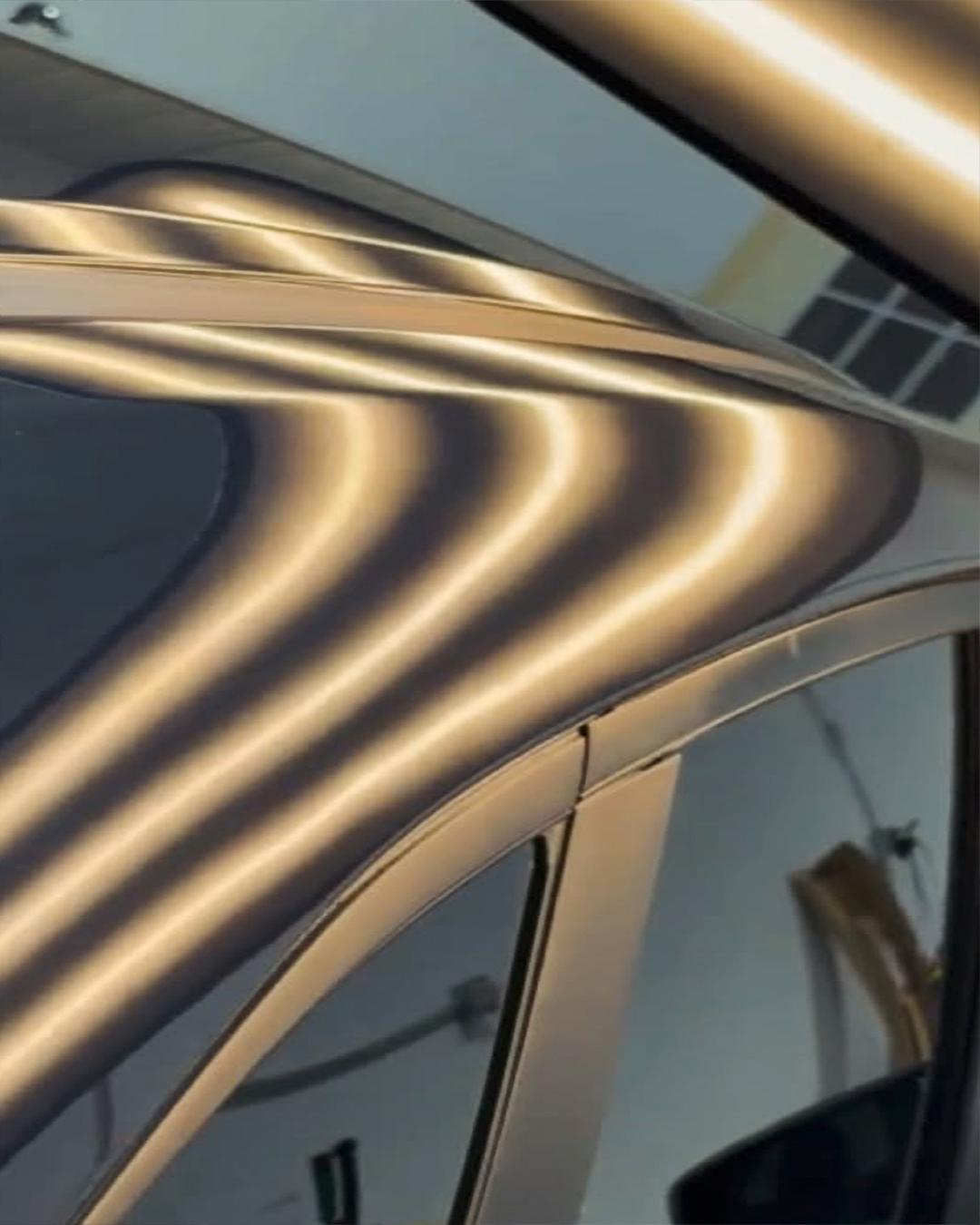 Hail damage repair after paintless dent repair