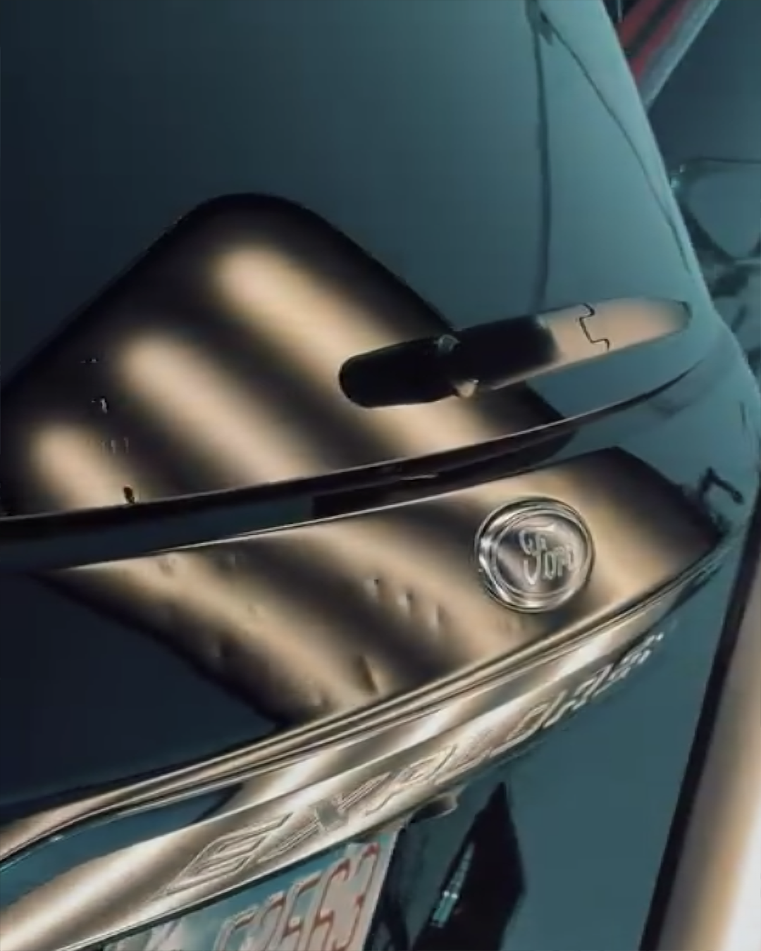 Hail damage before paintless dent repair
