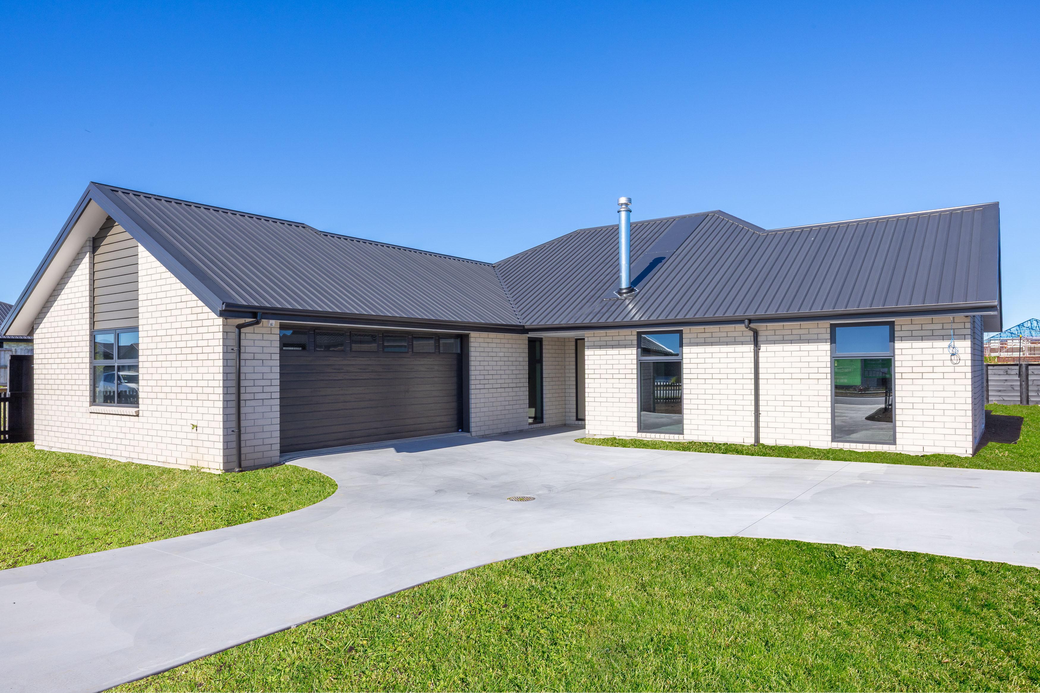 Single-level home built by MH Builders in Lockerbie Estate, Morrinsville