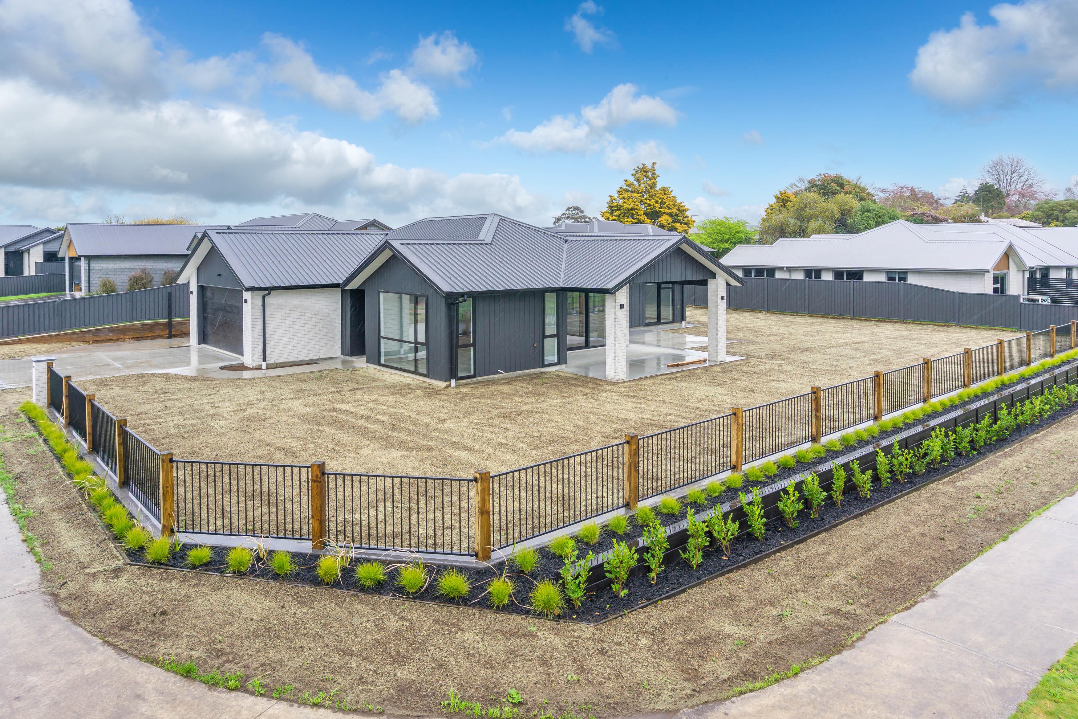 Single-level home built by MH Builders in Lotus Place, Te Awamutu