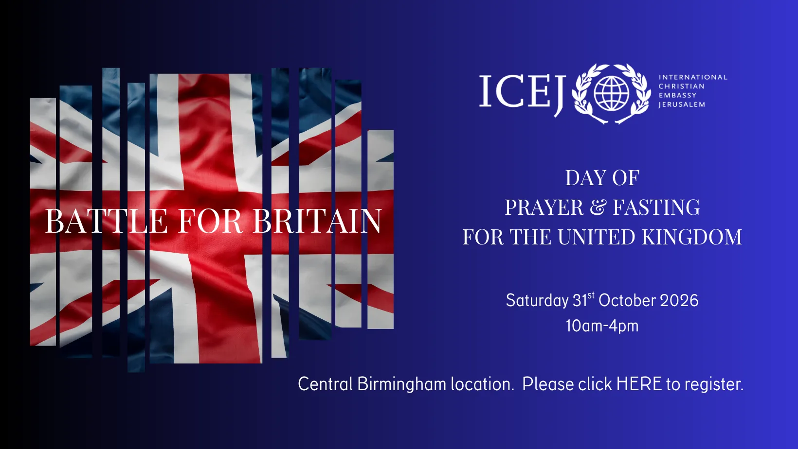 Battle for Britain Day of Prayer and Fasting