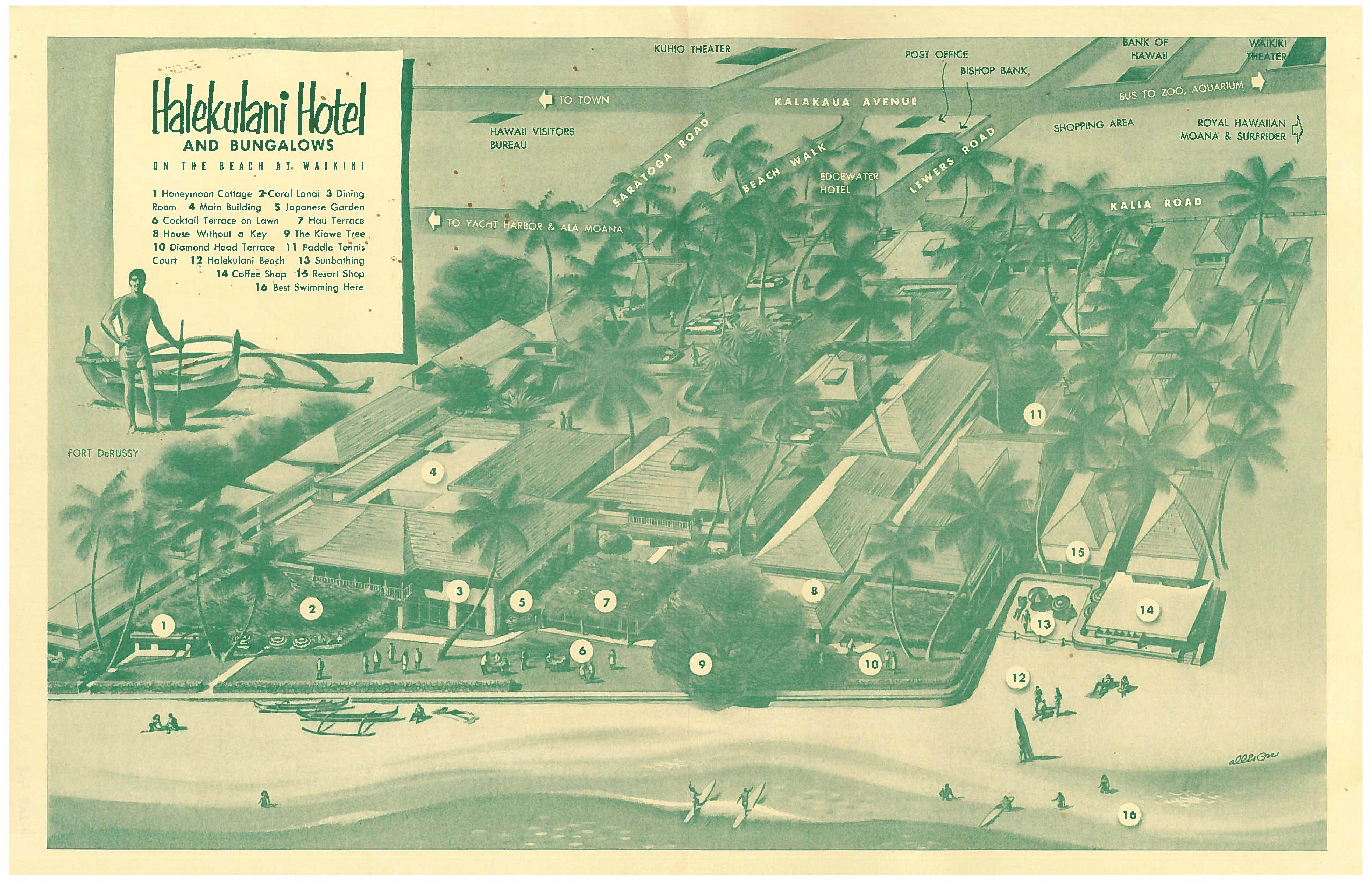 Halekulani hotel & Bunaglows Historic photo Halekulani hotel & Bunaglows Historic photo