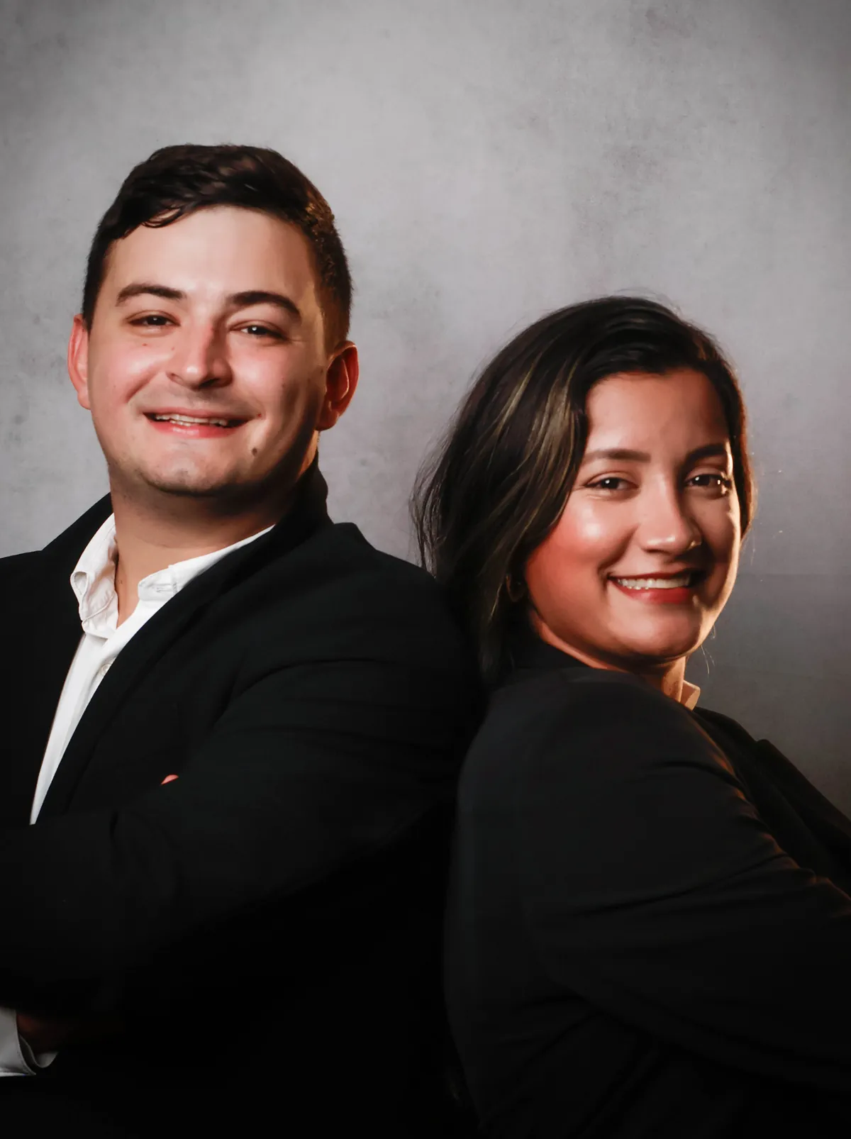 Otto Hoffmann and Belén Márquez, the team behind Dental Booking