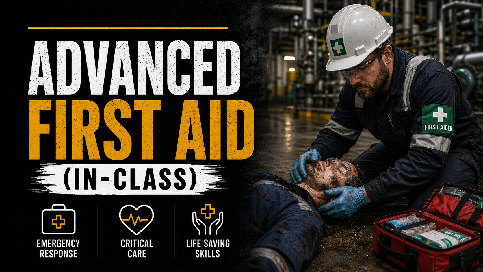 Advanced First Aid Training Course | Safe-T-Con