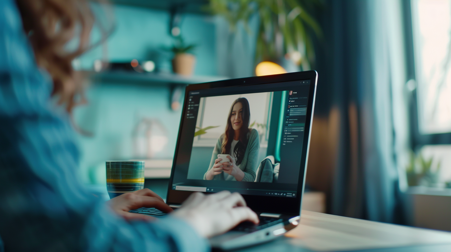 One-on-one virtual coaching session