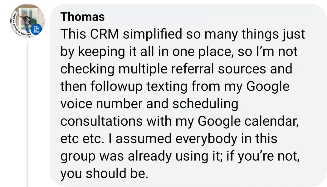 Thomas Organized His Practice and Built Great Systems With The Therapy Flow CRM