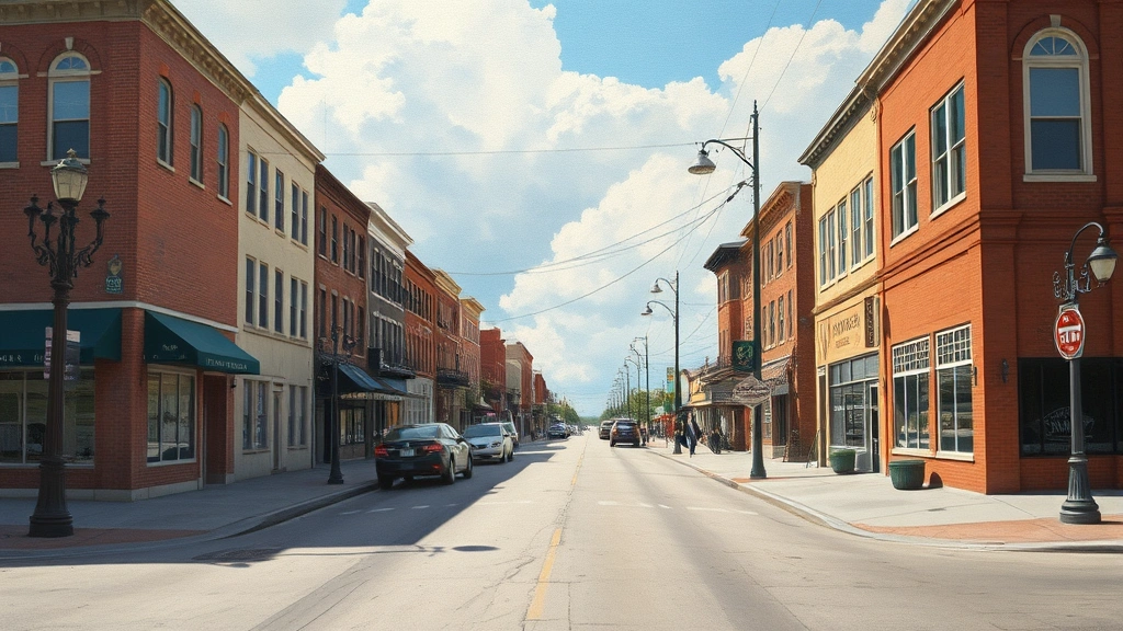 Painting in Allen, TX showcasing vibrant colors and abstract shapes on canvas.