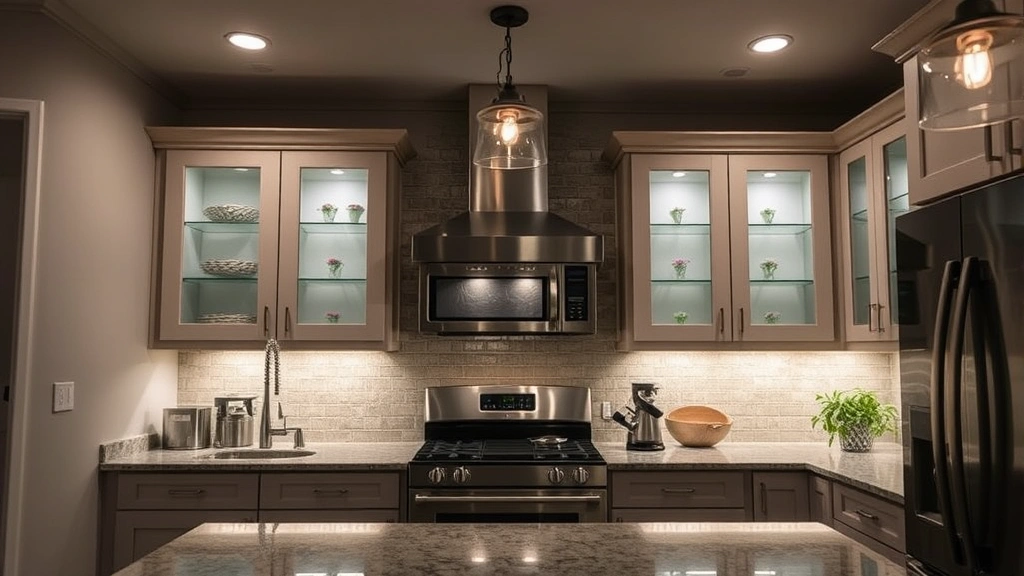 Under Cabinet Lighting Replacement projects in Garland TX showcasing modern designs and installation process